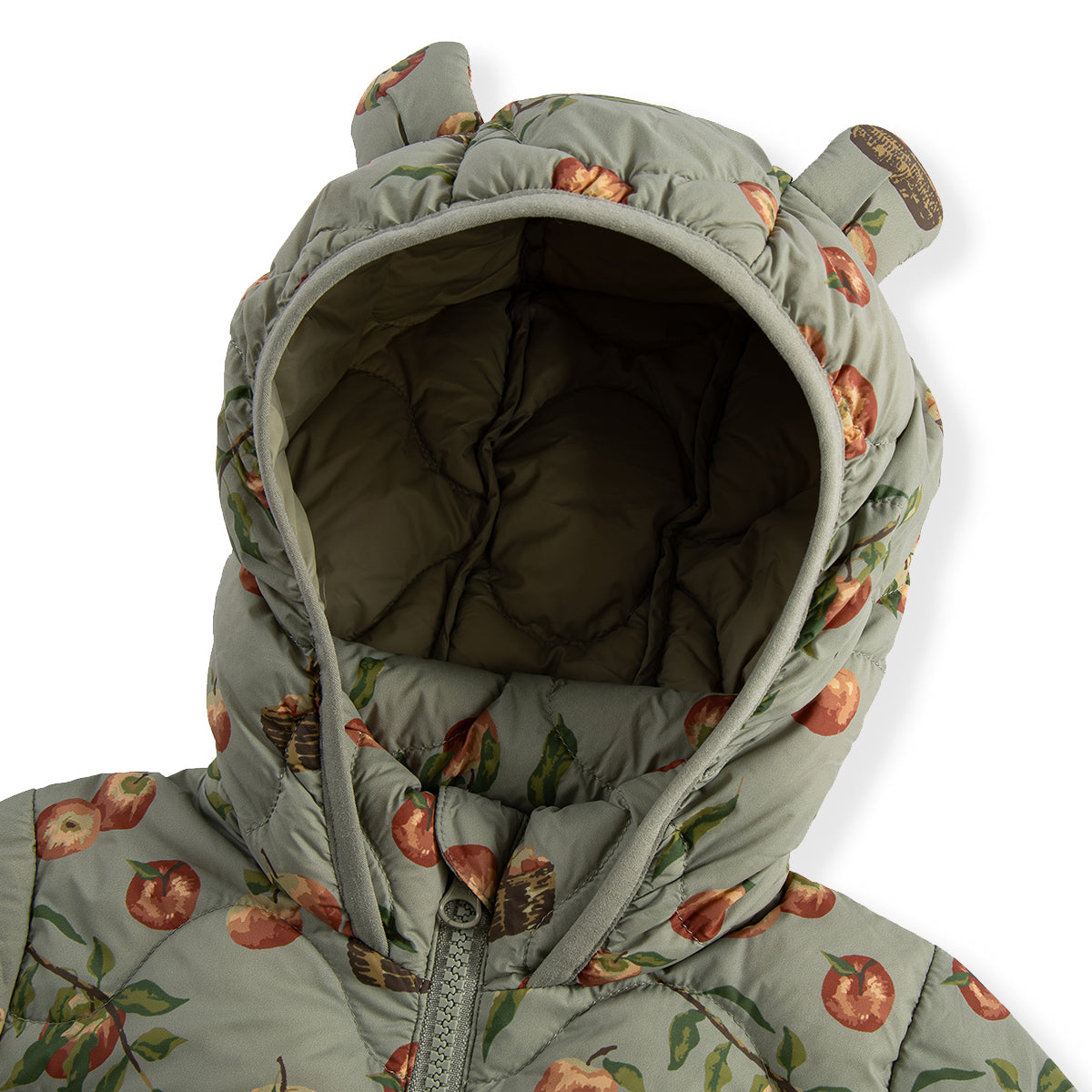 Apple Orchard Lightweight Down Hooded Jumpsuit