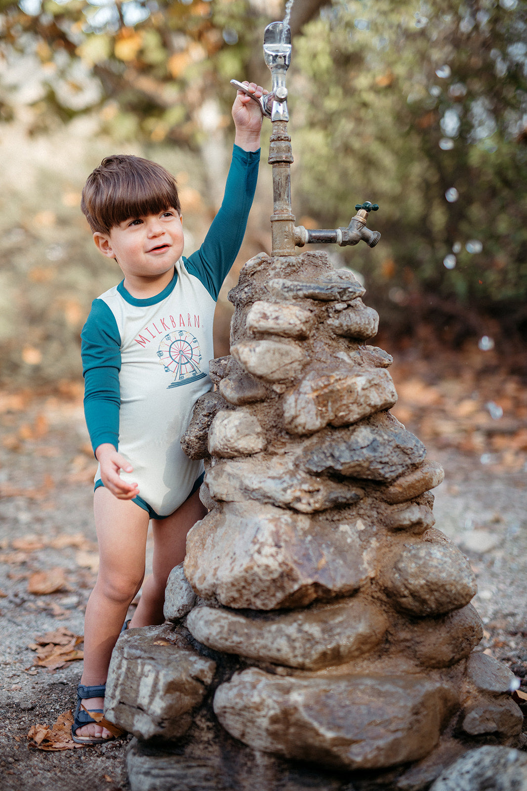 Dream Ocean Bamboo Stretch Long Sleeve Sport One Piece