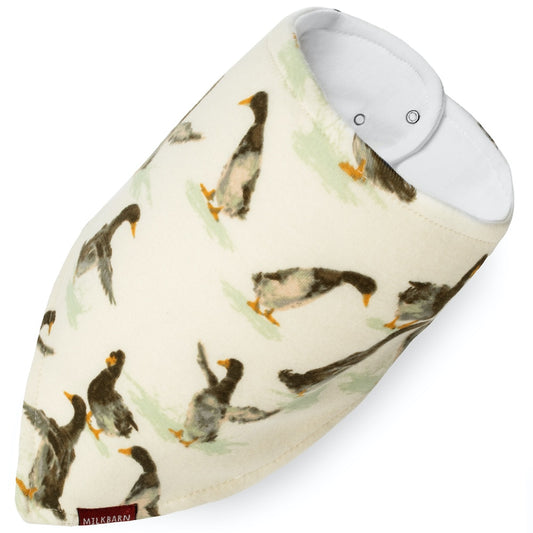 Duck Organic Cotton Kerchief Bib by Milkbarn Kids