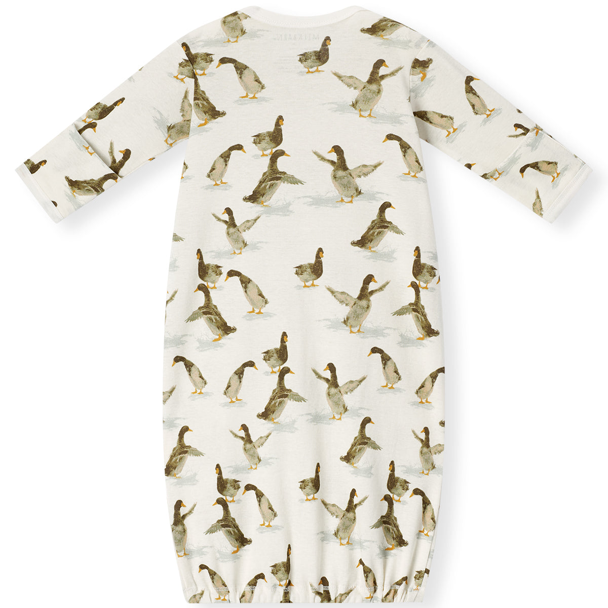 Duck Organic Cotton Newborn Gown & Hat Set