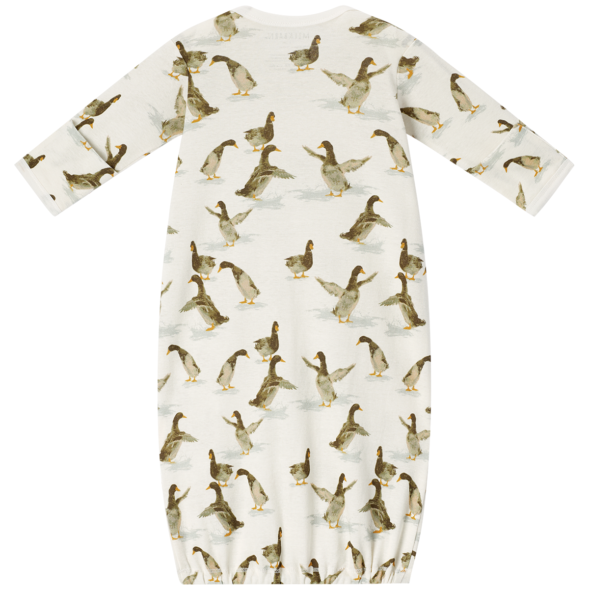 Duck Organic Cotton Newborn Gown & Hat Set