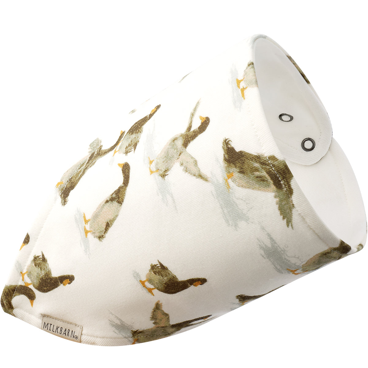 Duck Organic Cotton Three-Layer Kerchief Bib