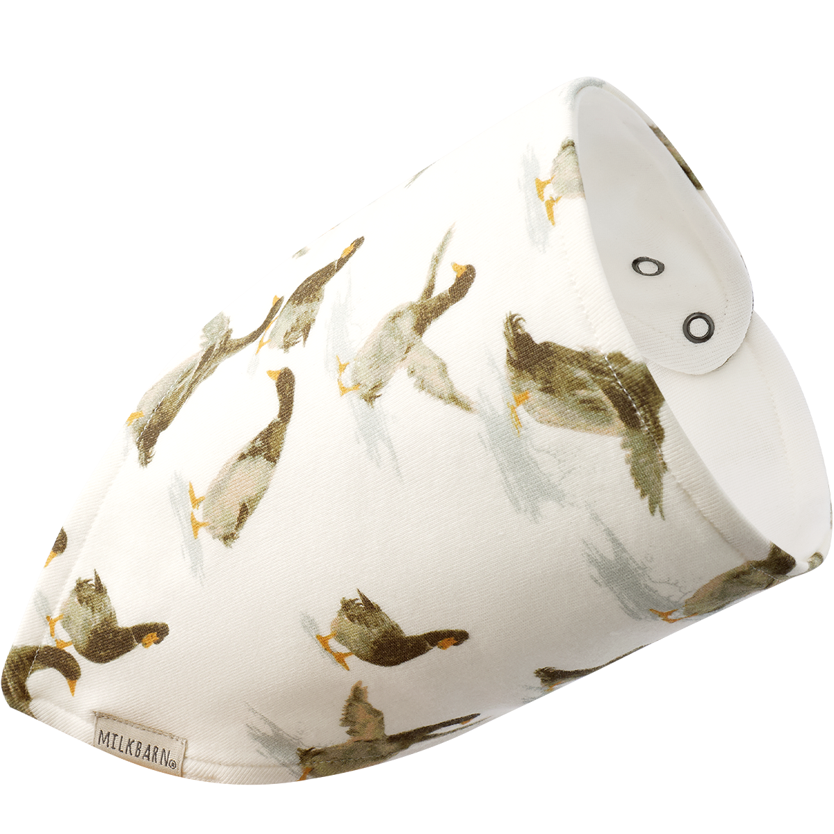 Duck Organic Cotton Three-Layer Kerchief Bib