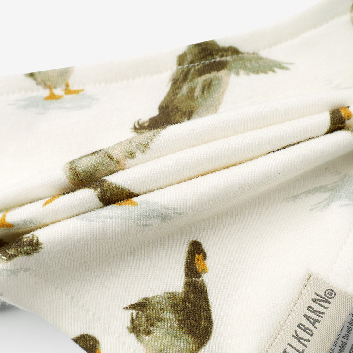 Duck Organic Cotton Three-Layer Kerchief Bib