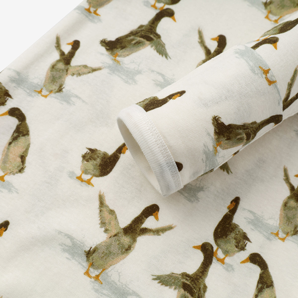 Duck Organic Cotton Newborn Gown & Hat Set