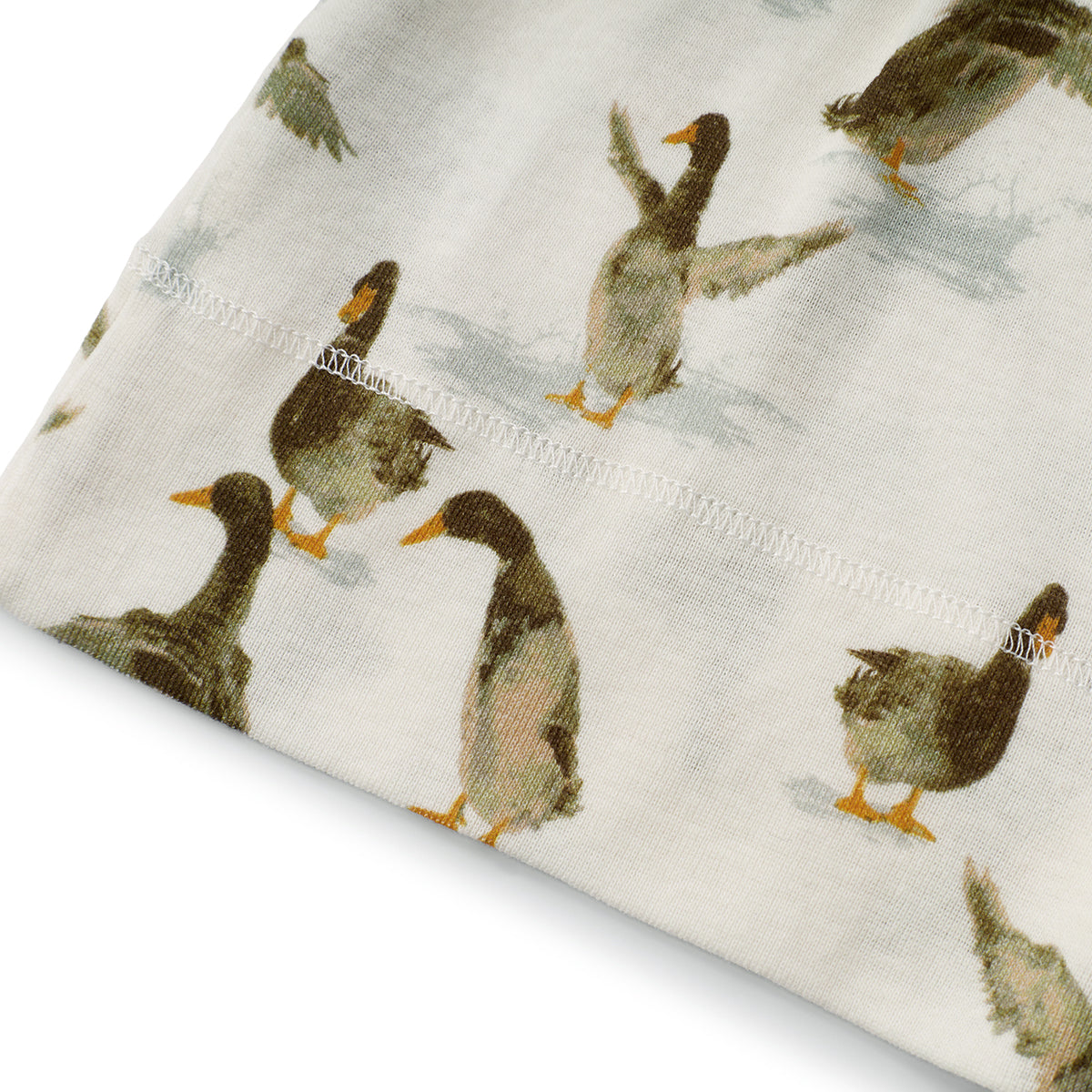 Duck Organic Cotton Newborn Gown & Hat Set