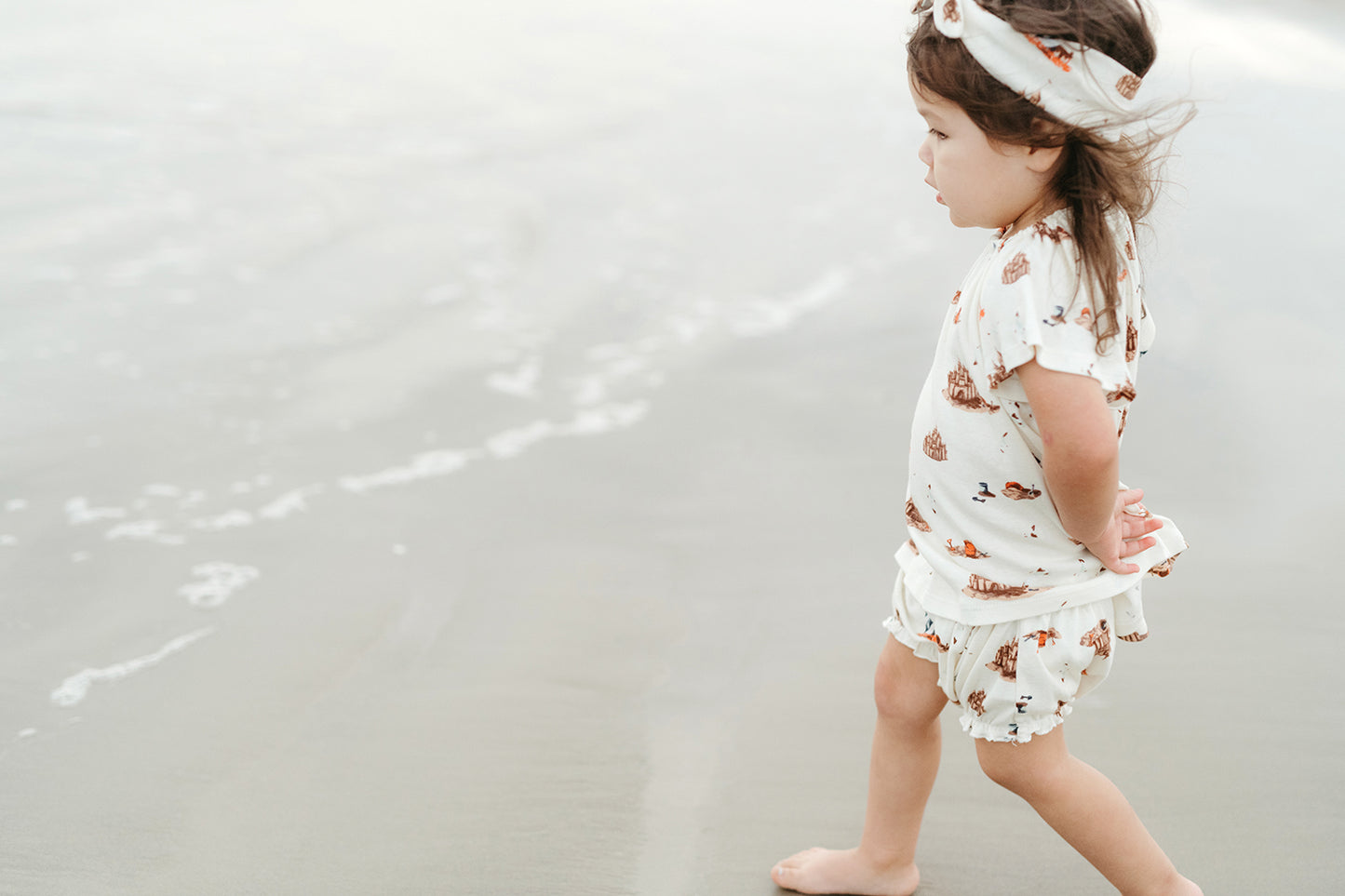 Sandcastle Butterfly Ruffle Shirt & Shorts