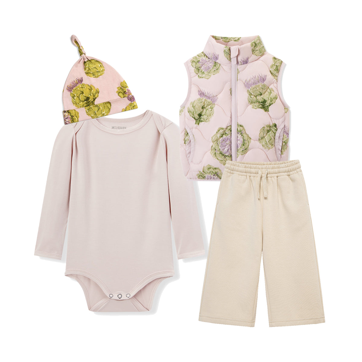 Stay Warm Down Bundle: Artichoke