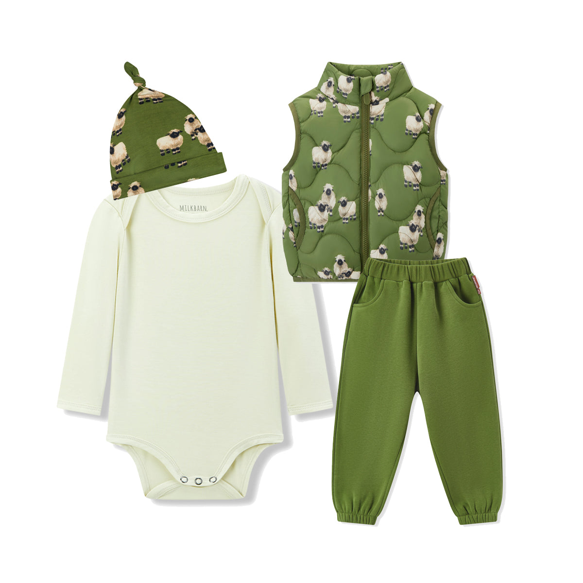 Stay Warm Down Bundle: Valais Sheep