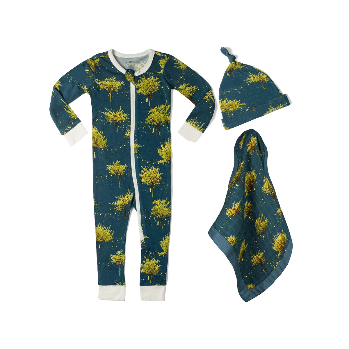 Sweet Dreams Zipper Pajama Bundle: Firefly