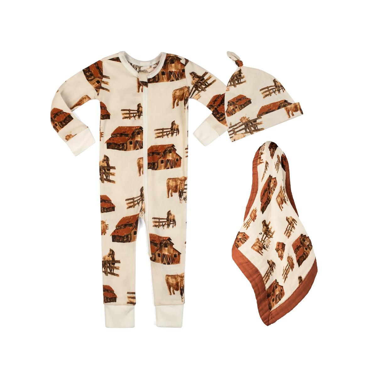 Sweet Dreams Zipper Pajama Bundle: Homestead