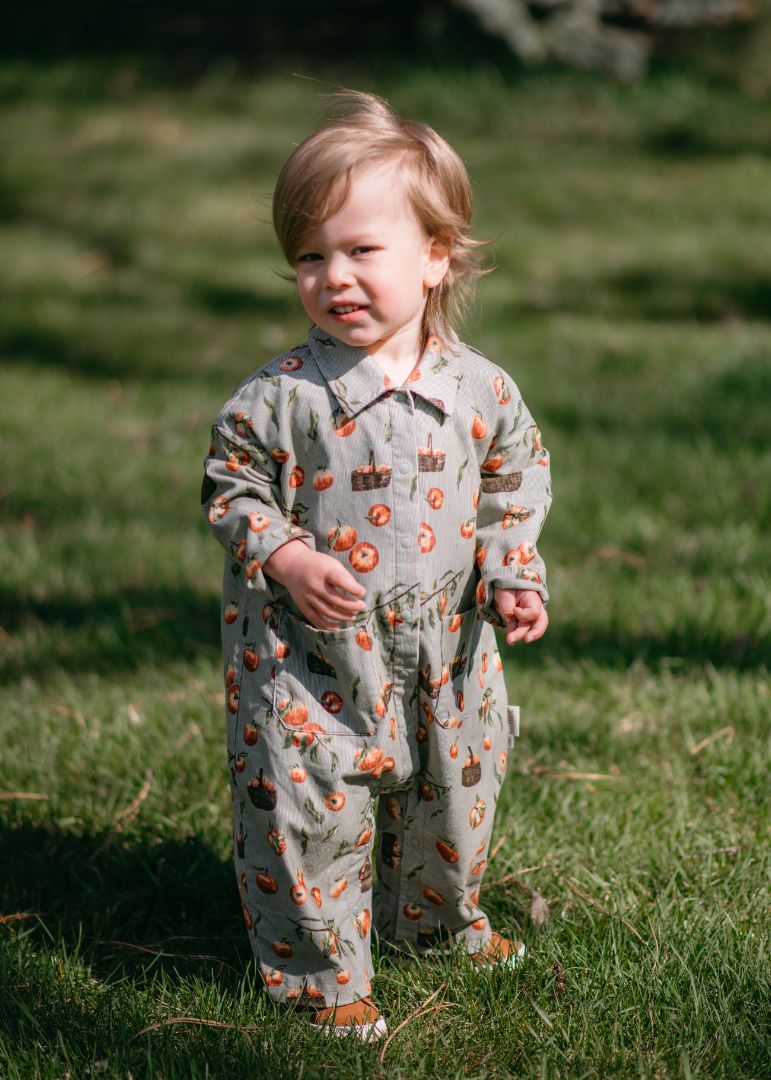 Apple Orchard Corduroy Snap Jumper