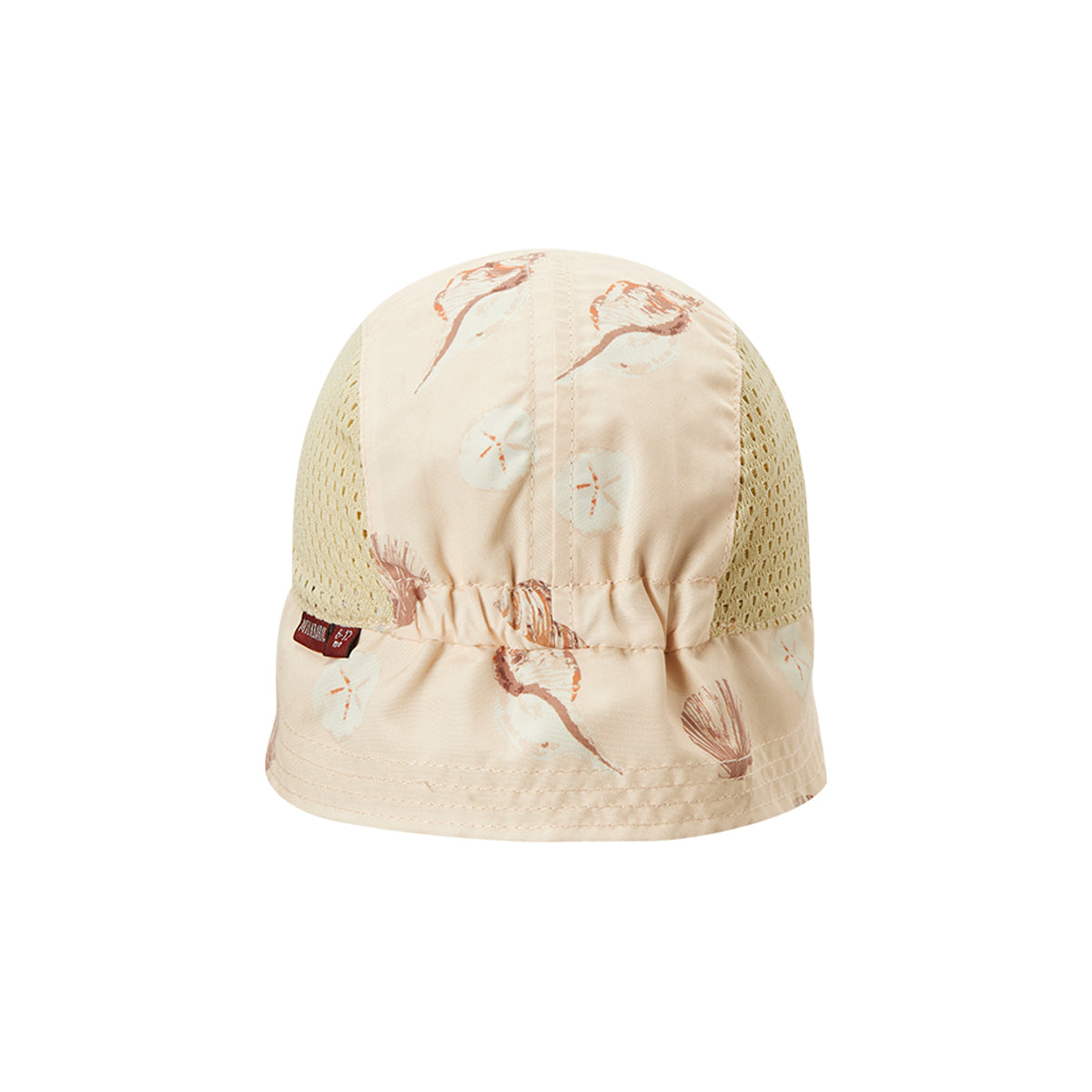 Milkbarn Kids Polyester Outdoor Explorer Hat baby Accessories Hat in Seashells fabric Back