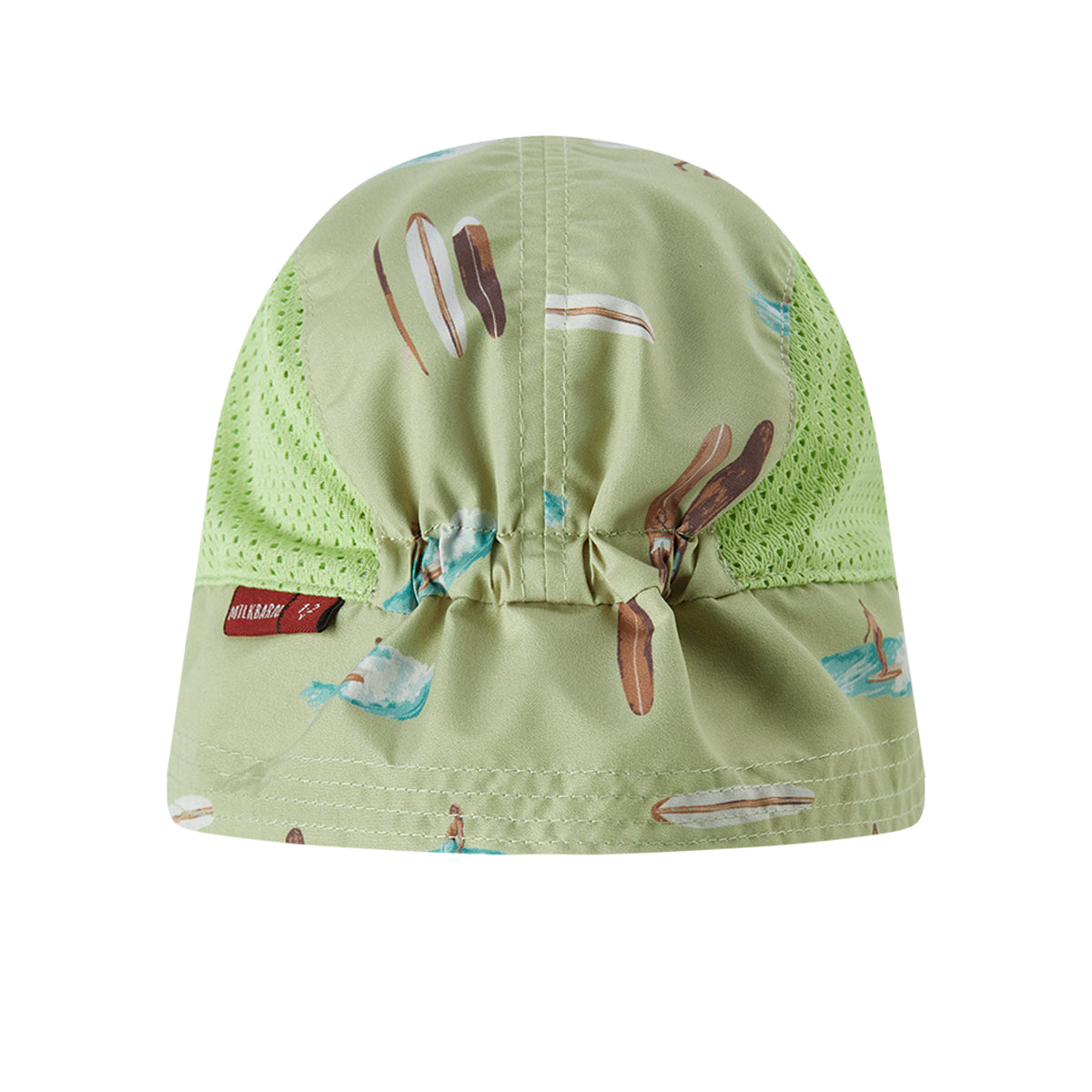 Milkbarn Kids Polyester Outdoor Explorer Hat baby Accessories Hat in Summer Surf fabric Back