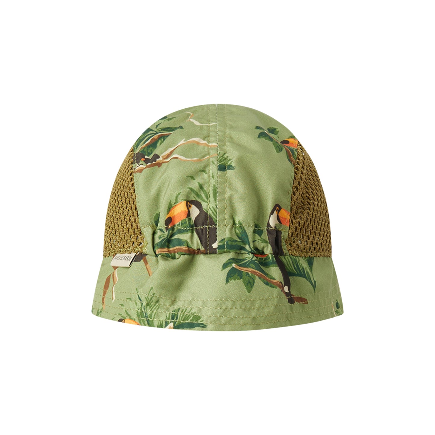 Milkbarn Kids Polyester Outdoor Explorer Hat baby Accessories Hat in Toucan fabric Back