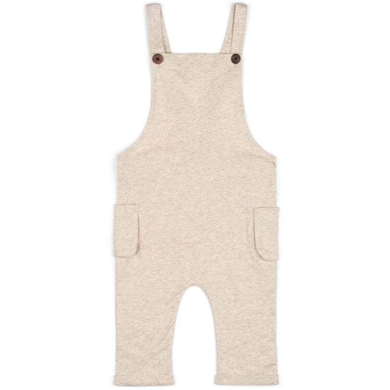 Heathered Oatmeal Organic Cotton Overall | MILKBARN Kids | Organic and ...