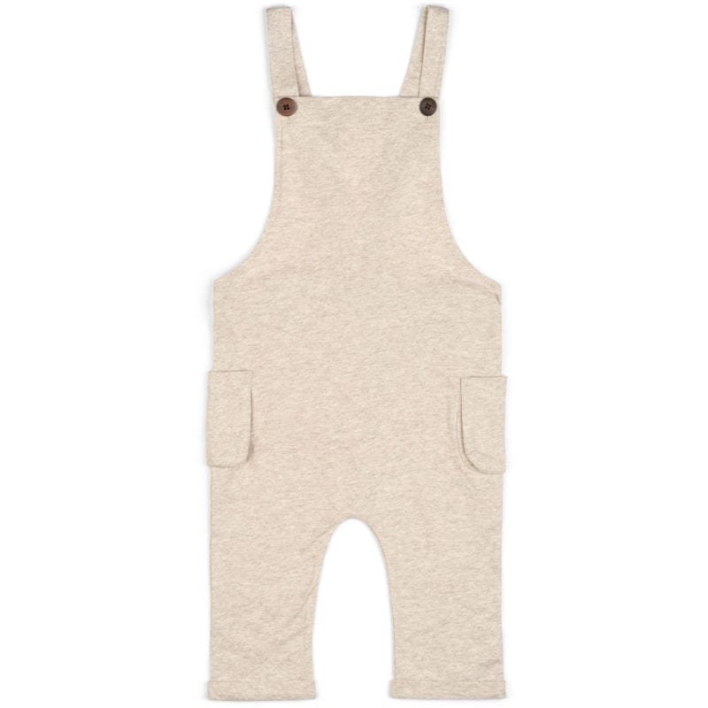 Heathered Oatmeal Organic Cotton Overall | MILKBARN Kids | Organic and ...