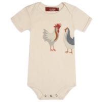 34099 - Milkbarn Applique One Piece - Chicken