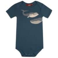 34104 - Milkbarn Applique One Piece - Blue Whale