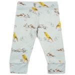 Bamboo Baby Legging or Lounge Pant in the Blue Bird Print by Milkbarn Kids