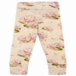Baby Legging or Lounge Pant in the Water Lily Print by Milkbarn Kids