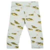 24113 - Bamboo Baby Legging or Lounge Pant in the Leapfrog Print by Milkbarn Kids
