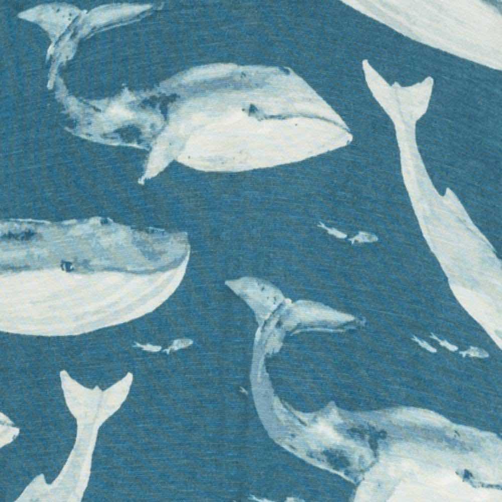 Blue Whale Apparel Print by Milkbarn Kids