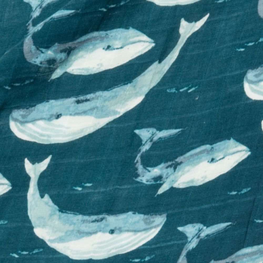 Blue Whale Print by Milkbarn Kids