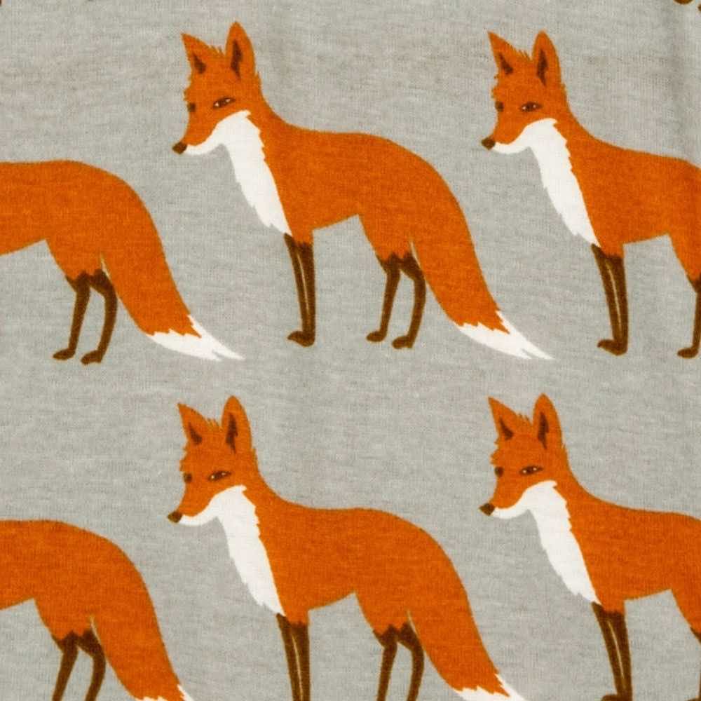 Orange Fox Apparel Print by Milkbarn Kids