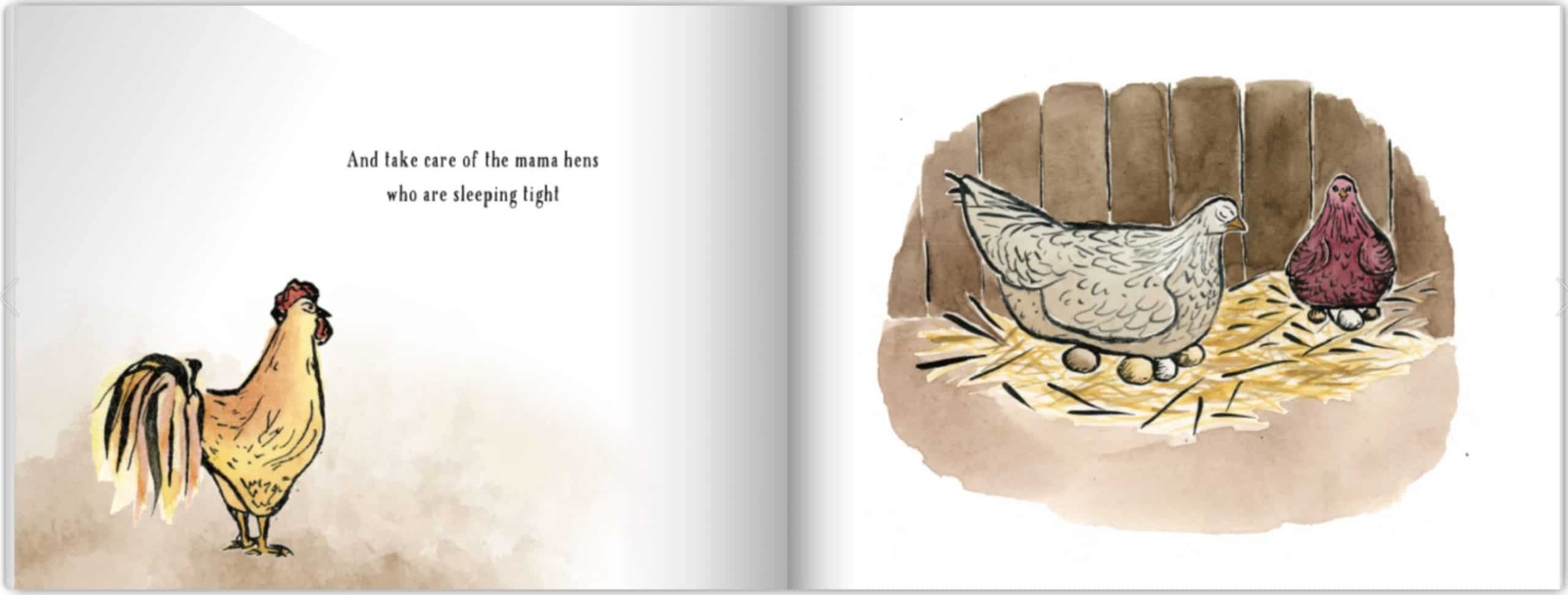 The Little Rooster Interior Pages