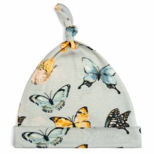 Butterfly Bamboo Knotted Hat by Milkbarn Kids