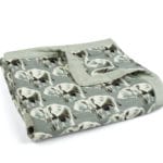Grey Elephant Muslin Big Lovey Blanket by Milkbarn Kids