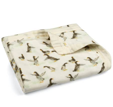 Duck Big Lovey Three-Layer Muslin Blanket | MILKBARN Kids | Organic and ...