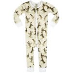 Duck Organic Cotton Zipper Pajama by Milkbarn Kids