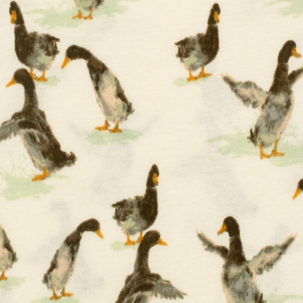 Duck Organic Cotton Print Detail by Milkbarn Kids