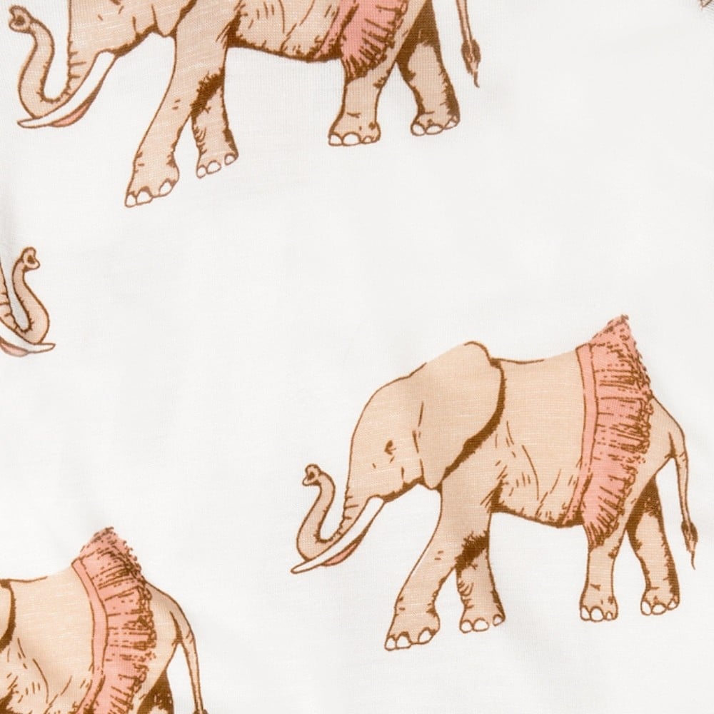 Tutu Elephant Print Detail by Milkbarn Kids
