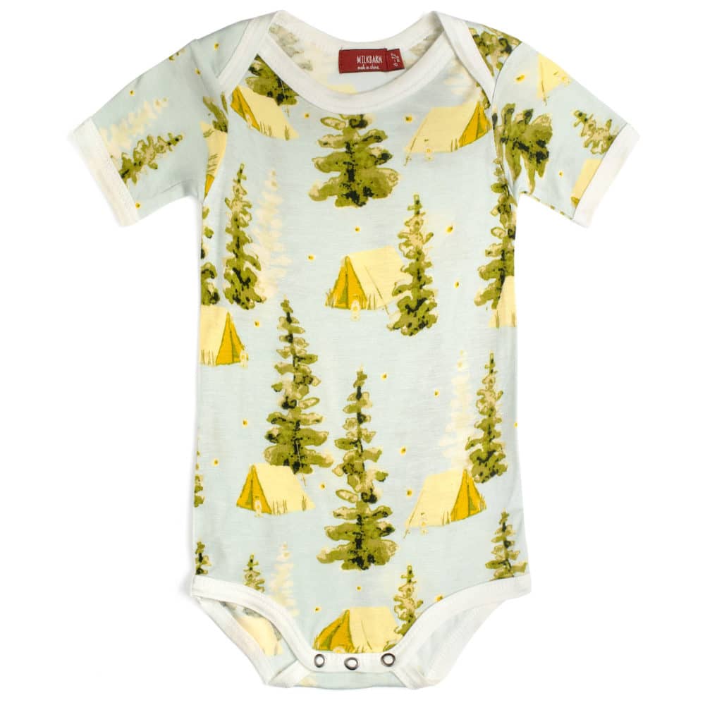 Camping Bamboo Short Sleeve One Piece