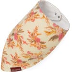 Vintage Floral Organic Kerchief Bib