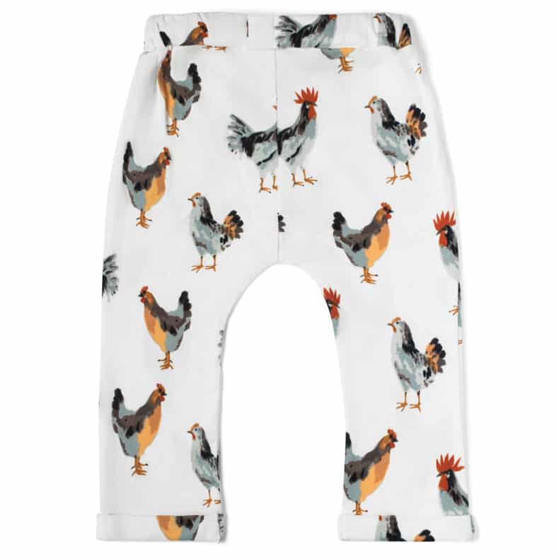 Chicken Organic Cotton Baby Jogger Pants | MILKBARN® Kids