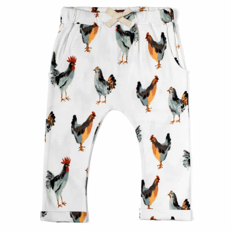 Chicken Organic Cotton Baby Jogger Pants | MILKBARN® Kids