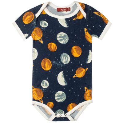 Planets Bamboo Short Sleeve One Piece