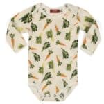 Fresh Veggies Organic Long Sleeve One Piece by Milkbarn