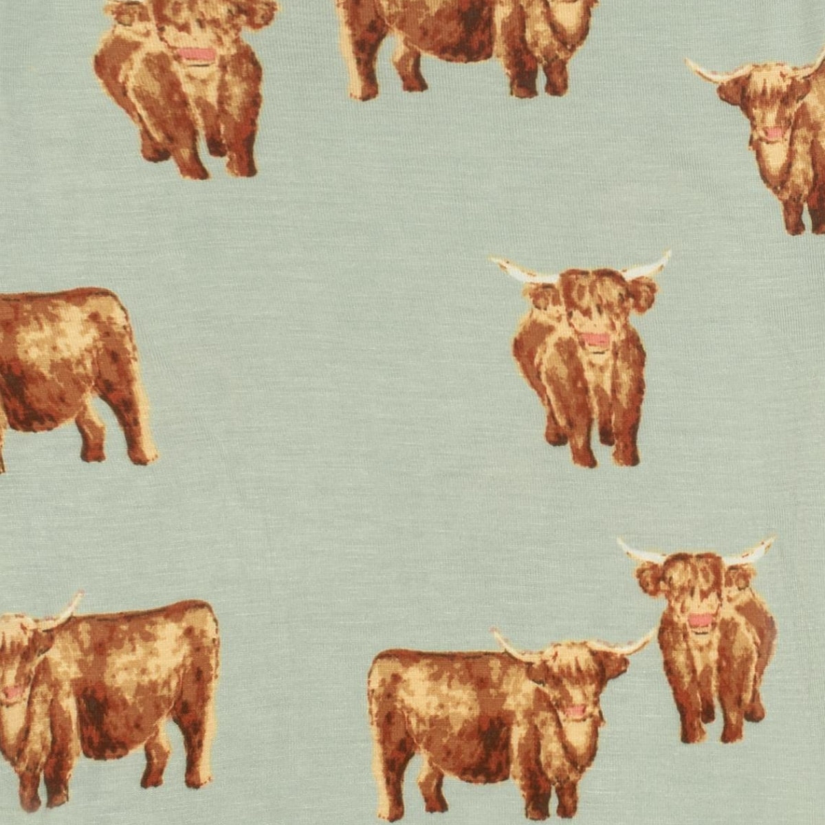 Milkbarn Print Detail - Highland Cow
