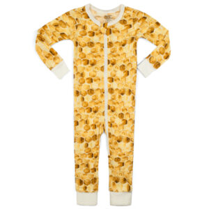 38138 - Bamboo Honeycomb Zipper Pajama