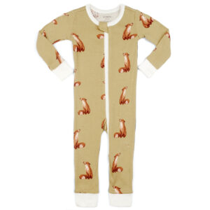 38140 - Organic Gold fox Zipper Pajama