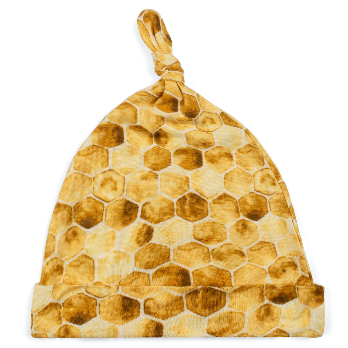 43138 - Honeycomb Bamboo Knotted Beanie Hat