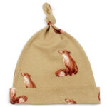 43140 - Gold Fox Organic Cotton Knotted Beanie Hat