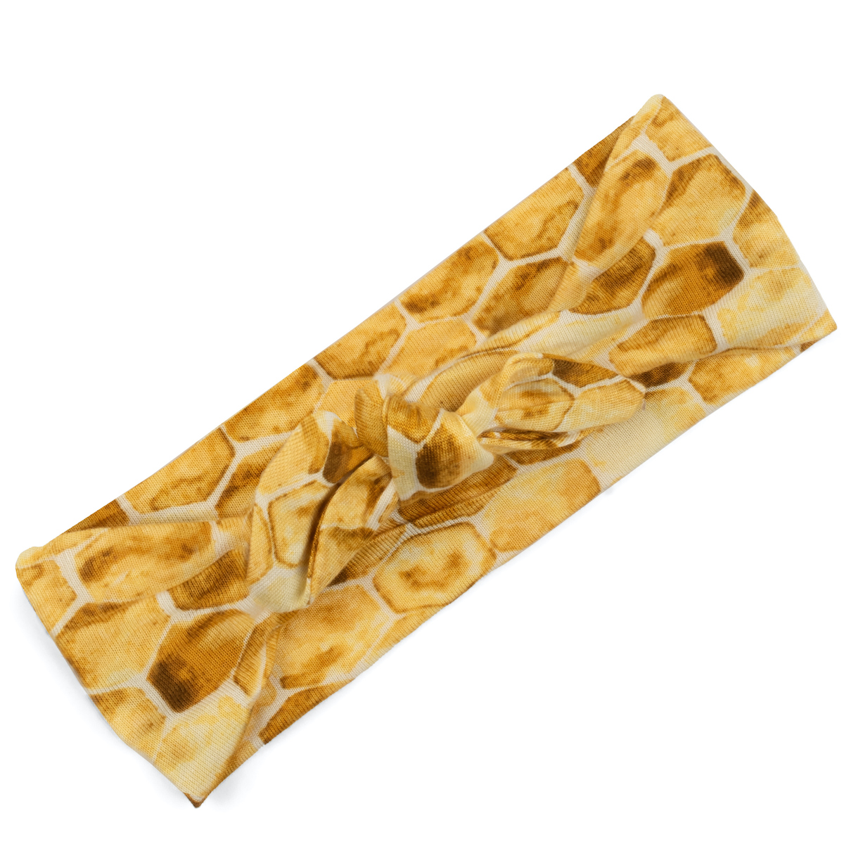 44138 - Honeycomb Bamboo Knotted Headband