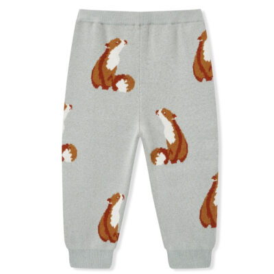 210140 - Fox Knitted Jacquard Sweatpants