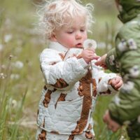 Milkbarn Quilted Jacket and Scarf 5